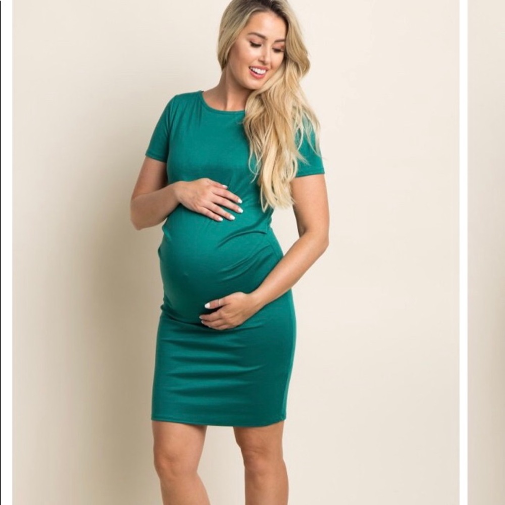 Pink blush maternity: maternity dress